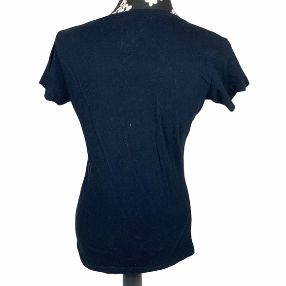 Detroit Tigers Tee Short Sleeve Fitted Navy Blue - Picture 6 of 8